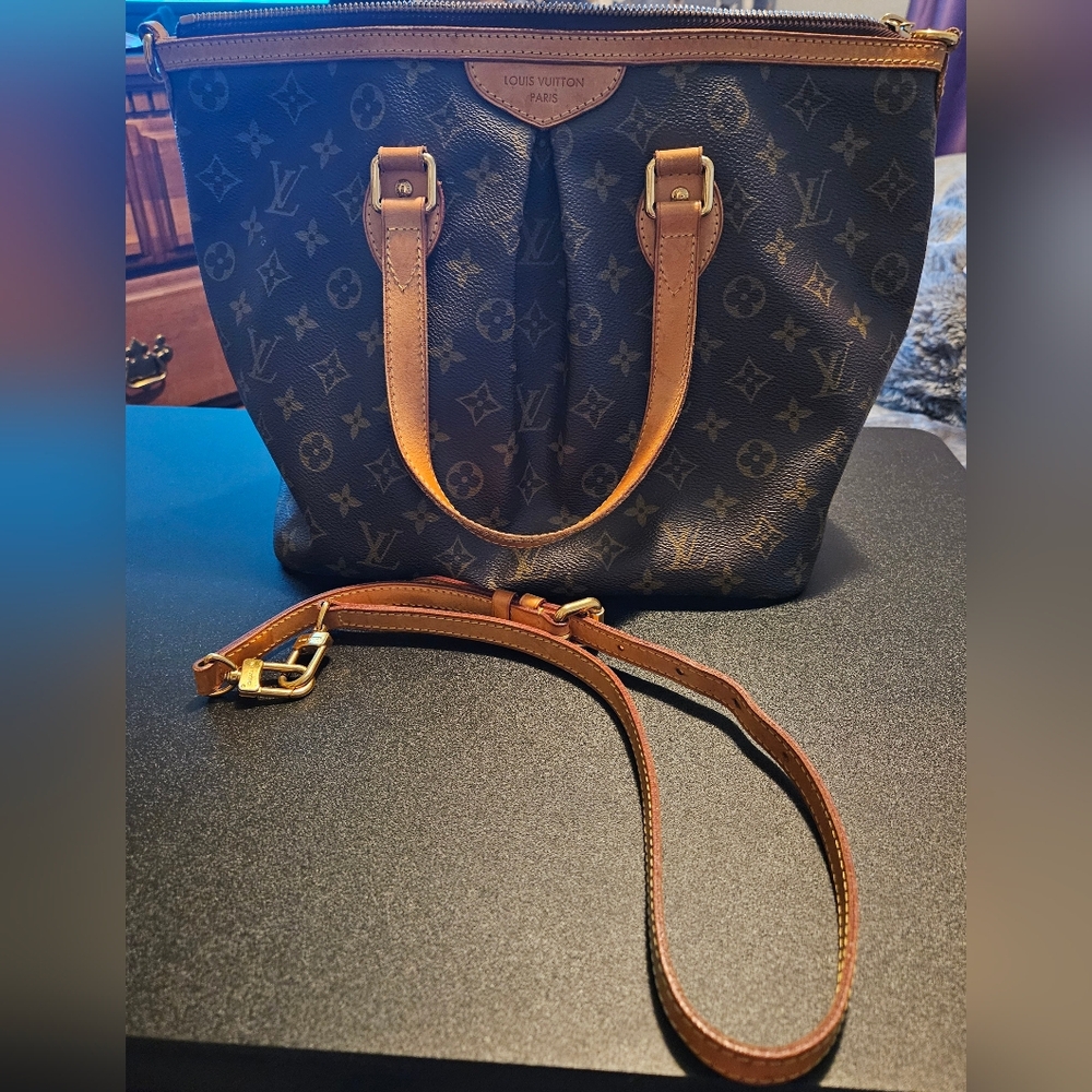 Louis Vuitton Palermo PM Brown Monogram Tote Bag